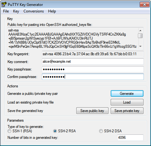 putty for mac connect ssh key